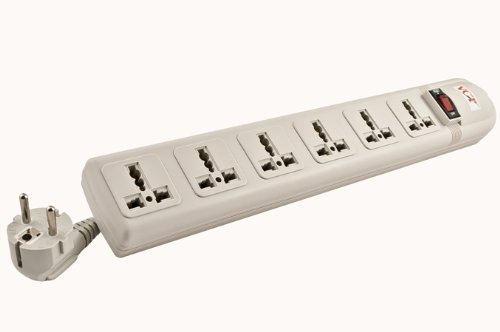 Universal Power Strip with Surge Protection