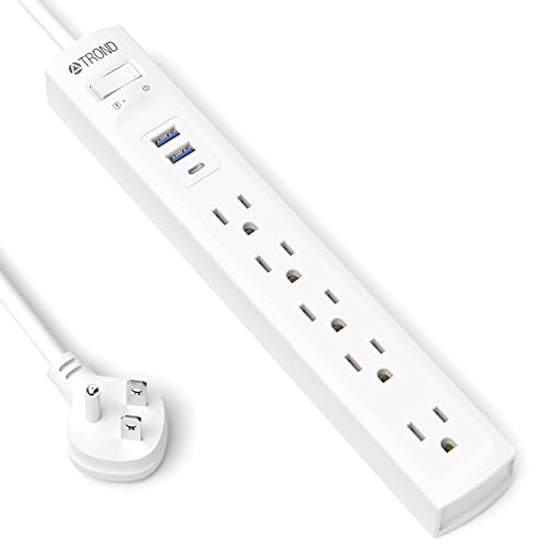 TROND Power Strip Surge Protector with USB Ports