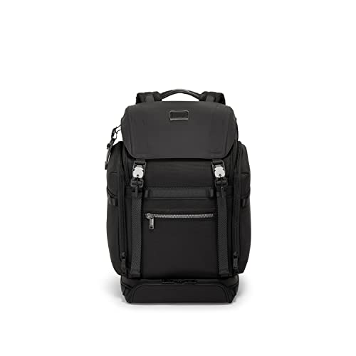TUMI Black Expedition Flap Backpack