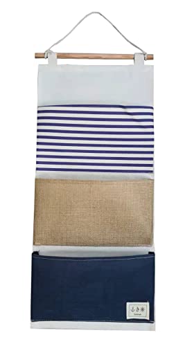 Convenient Hanging Organizer with 3 Pockets for Storage