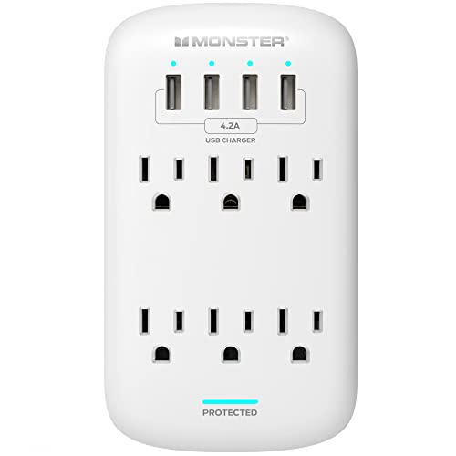 Monster Wall Tap Plug with Surge Protector