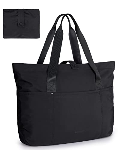 BAGSMART Foldable Tote Bag for Travel, Work, Shopping