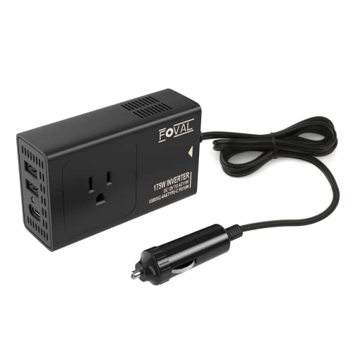 FOVAL 175W Power Inverter with Fast Charging