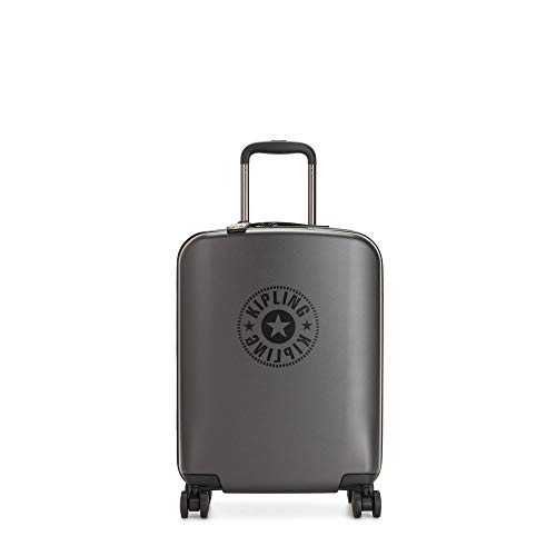 Kipling Curiosity Small Rolling Luggage in Raw Black