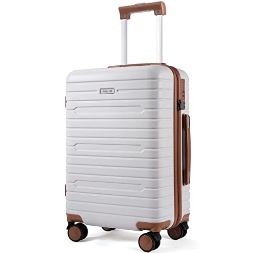 FIGESTIN Carry on Luggage with Spinner Wheels