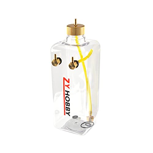 ZYHOBBY RC Fuel Tank 1000ML - Reliable and Durable Fuel Storage for RC Airplane Models