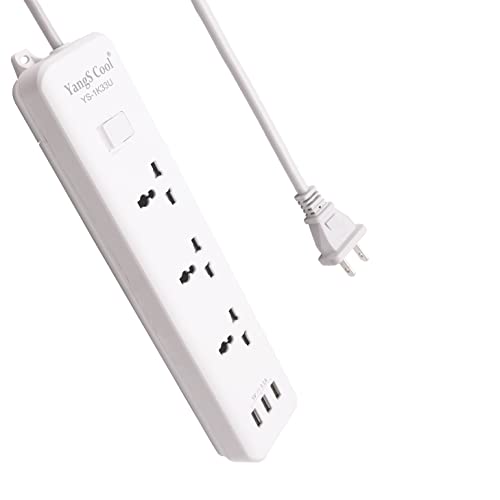 Universal Power Strip with USB Ports