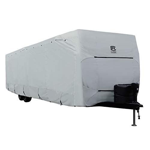 Classic Accessories Travel Trailer Cover - 24' - 27' RVs, Water-Resistant