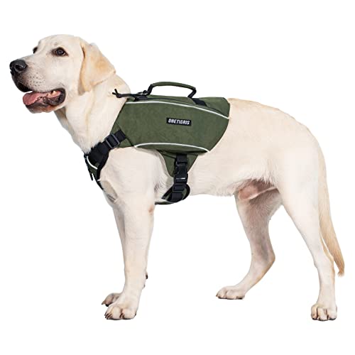 Y-Shaped Dog Backpack with Handle and Pockets