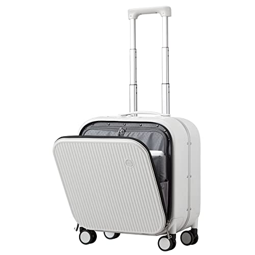 Mixi Carry On Luggage with Front Laptop Pocket