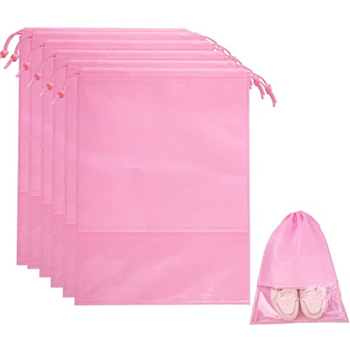 ULIFEMALL Travel Shoe Bags - Pink