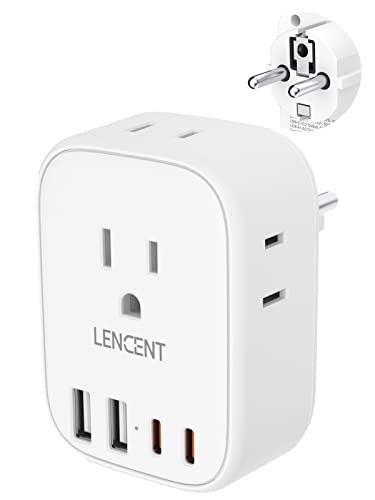 LENCENT Travel Power Adapter