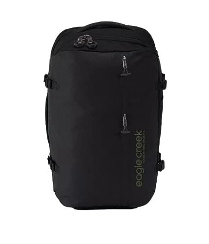 Durable and Expandable Travel Backpack 40L M/L - Black