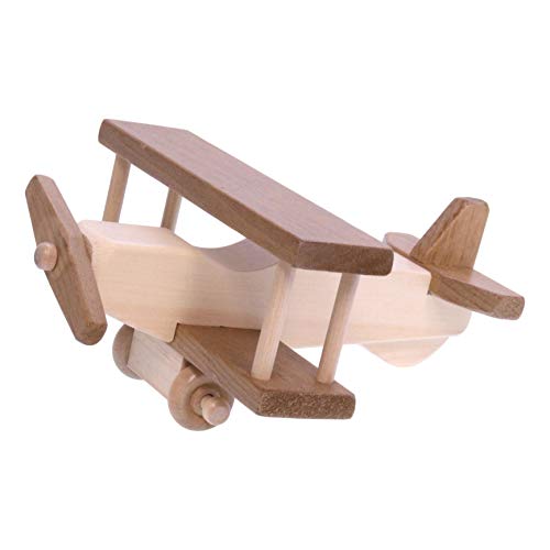 Amish-Made Wooden Toy Airplane