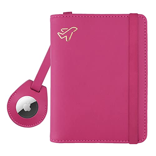 WALNEW AirTag Passport Holder