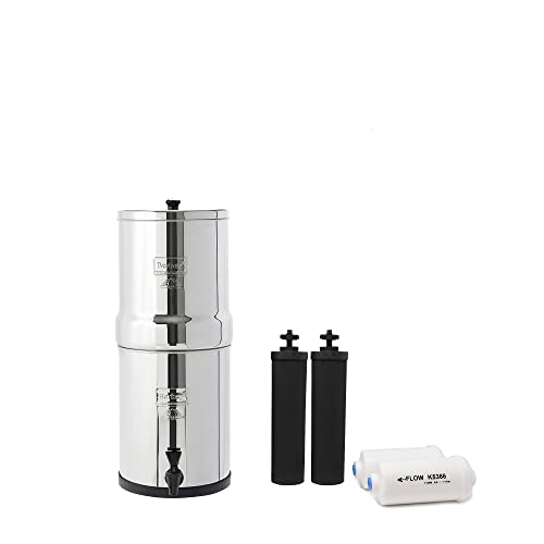 Travel Berkey Water Filter with 2 Black Berkey Elements