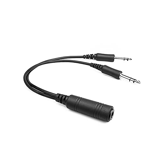Aviation Headset to GA Adapter Cable