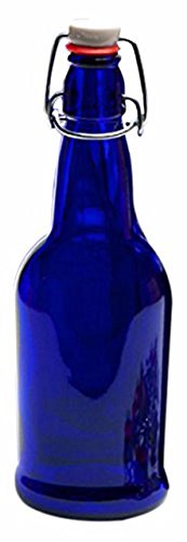 Cobalt EZ Cap Kombucha Bottle, 32 oz., Blue