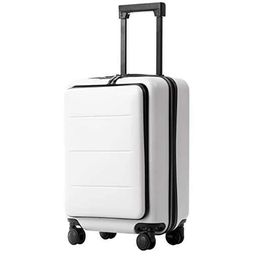 Coolife Luggage Suitcase Set with Pocket Compartment