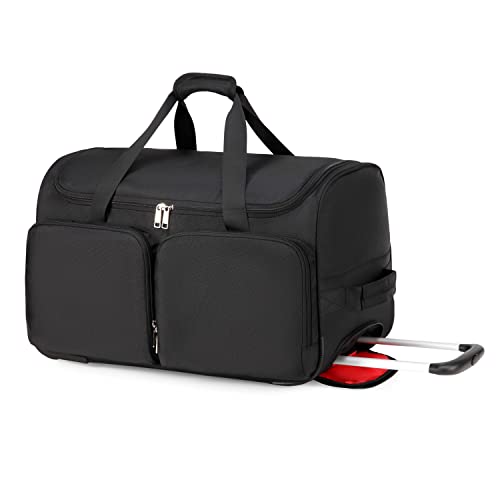 Rolling Duffle Bag with Wheels for Sneaker Shoes