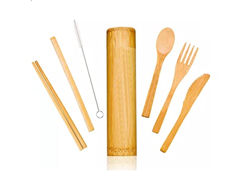 Eco-Friendly Bamboo Utensil Set