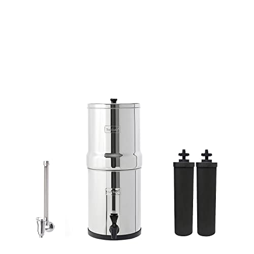 Travel Berkey Water Filter System with 2 Black Berkey Elements