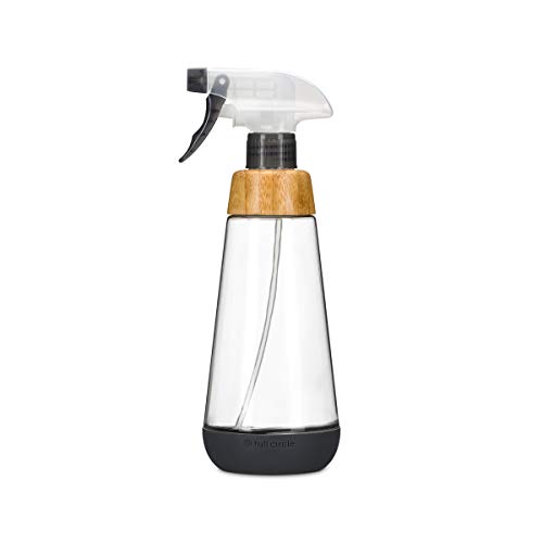 Full Circle Refillable Glass Spray Bottle with Silicone Boot and Pump Head