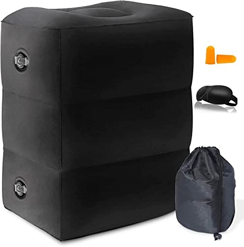 Inflatable Foot Rest Pillow for Travel