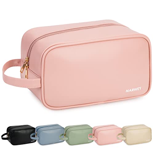 Vegan Leather Travel Toiletry Bag for Women