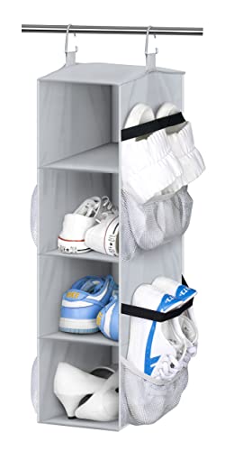 Compact Hanging Shoe Organizer for Efficient Shoe Storage