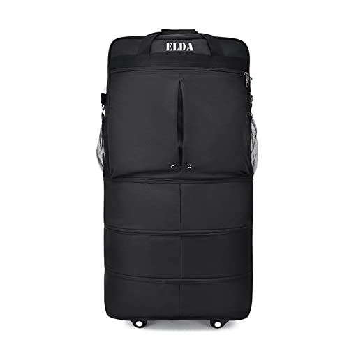 ELDA Expandable Foldable Luggage Suitcase Rolling Duffel Bag
