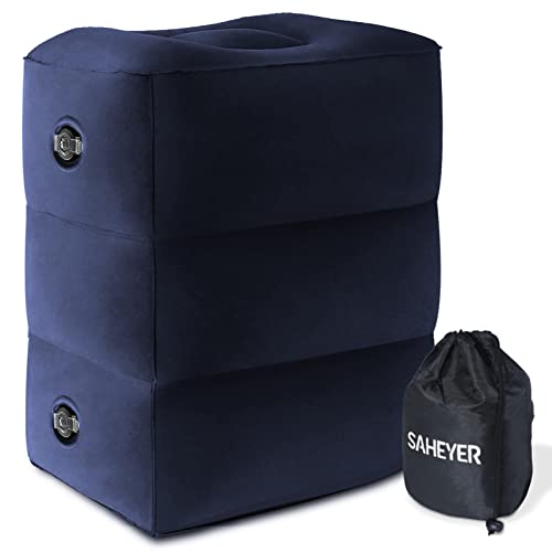 SAHEYER Inflatable Footrest for Travel