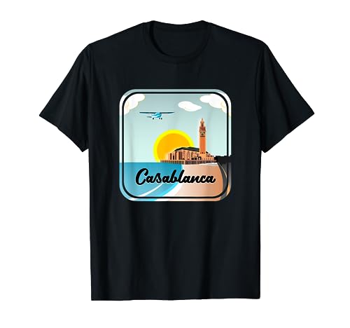 Casablanca Travel Poster T-Shirt