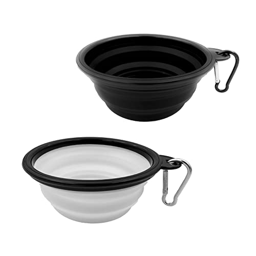 KlerRoem Collapsible Dog Travel Bowls