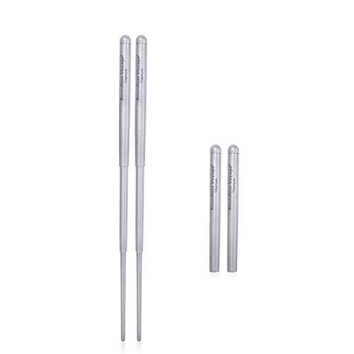 Foldable Telescopic Titanium Chopsticks