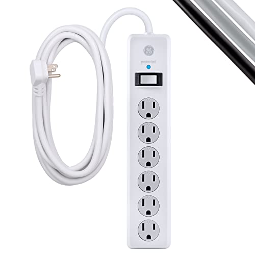 GE 6-Outlet Surge Protector - Expand Your Power with Reliable Protection