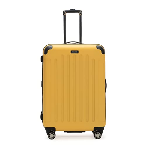 Kenneth Cole Retrogade Luggage Spinner Suitcase, Honey Butter