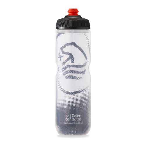 Insulated Bike Water Bottle - BPA Free, Cycling & Sports Squeeze Bottle