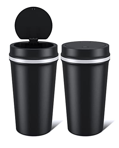AUJEN Car Trash Can Cup Holder - Compact and Odor-Blocking AUJEN Car Trash Can Cup Holder - Compact and Odor-Blocking