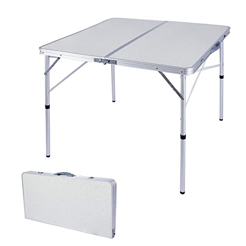 Stonehomy 36" Folding Card Table - Portable & Adjustable