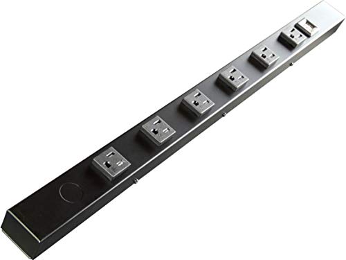 24" HRU206V Hardwired Power Strip