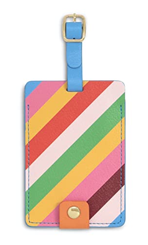 Ban.do Rainbow Stripe Luggage Tag