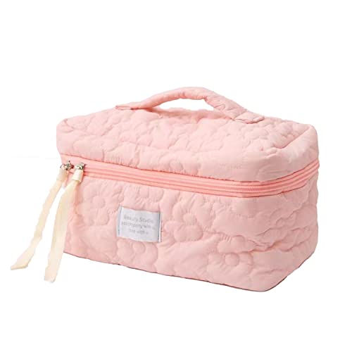 HIQUAY Large Capacity Soft Makeup Bag