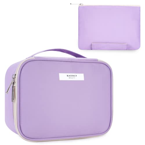 Narwey Travel Makeup Bag Large Cosmetic Bag