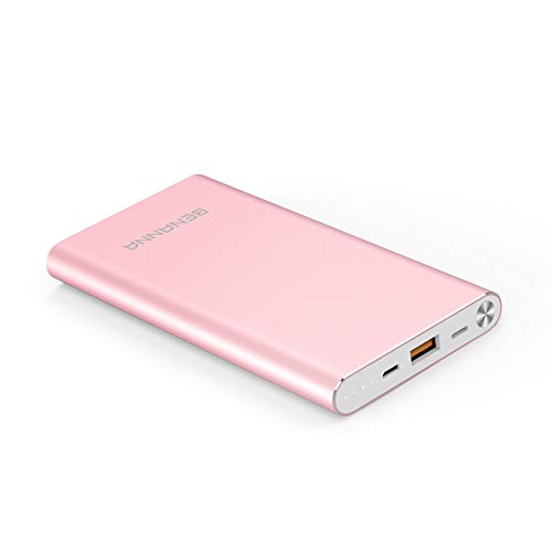 Slim Power Bank for iPhone and Android - Rose Gold