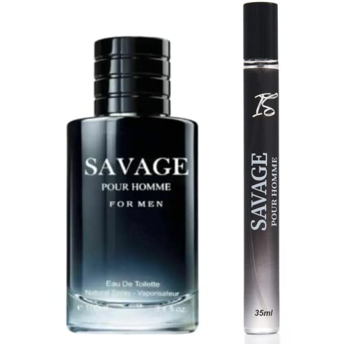 INSPIRE SCENTS IS Savage for Men - 3.4 Fl Oz Cologne for Men Masculine Scent
