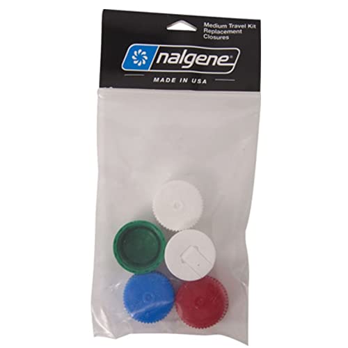 Nalgene Replacement Caps Travel Kits 5 Pack