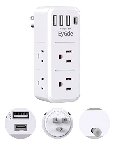 Multi Plug Outlet Extender with USB Ports