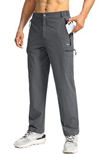 Pudolla Men's Hiking Cargo Pants