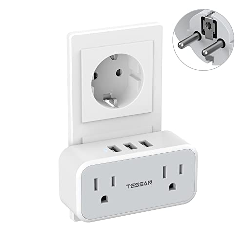 TESSAN Type E/F Plug Adapter